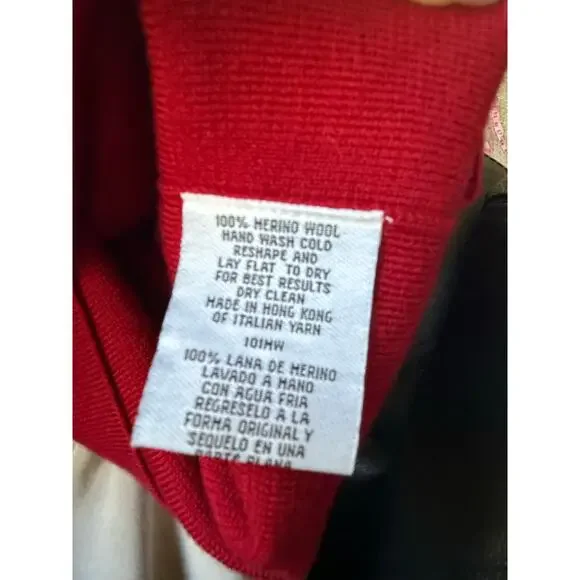 Eileen fisher Red Merino wool maxi knit skirt elastic waist women’s L - Picture 9 of 9